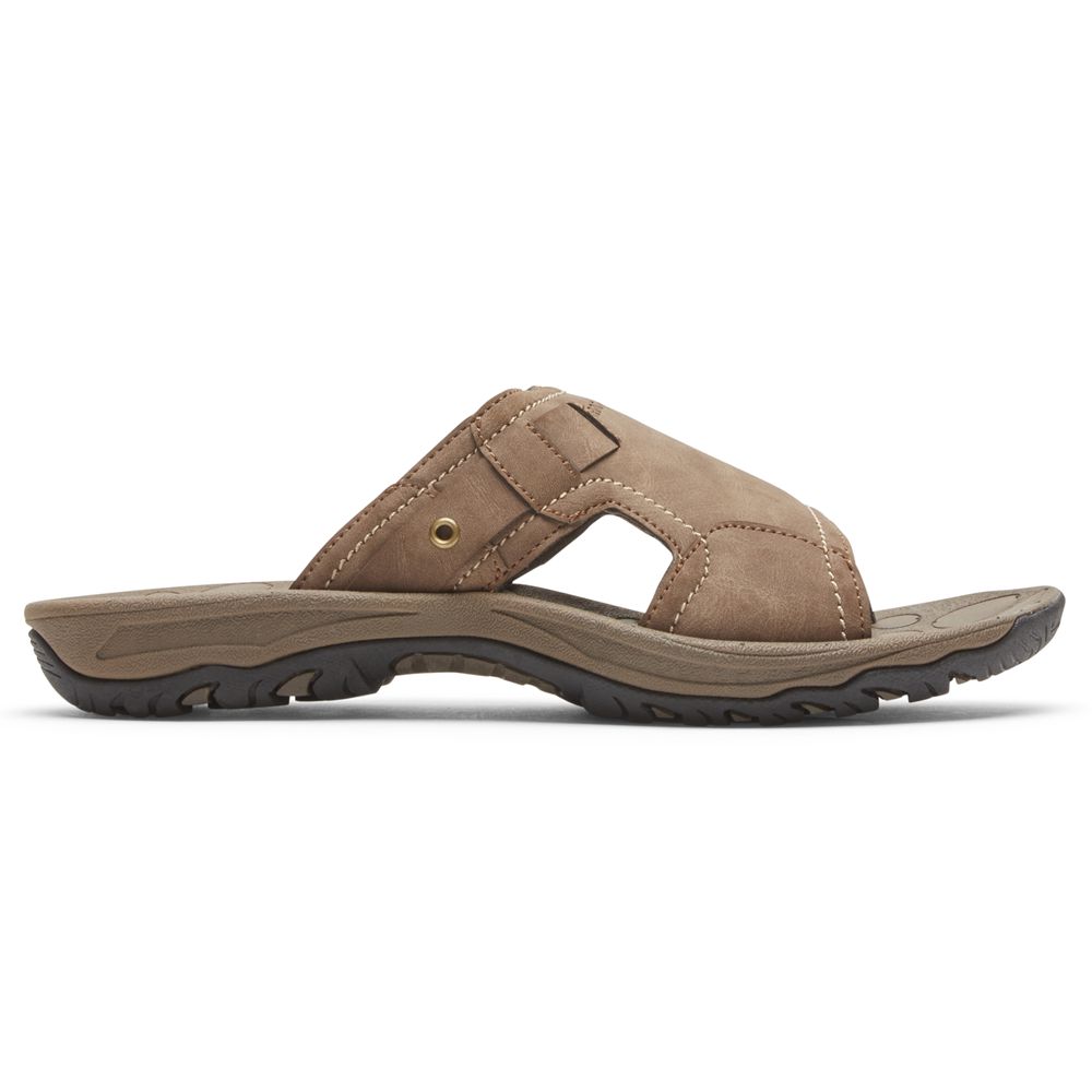 Rockport Canada Hayes Slide - Mens Sandals Taupe (WBX350214)